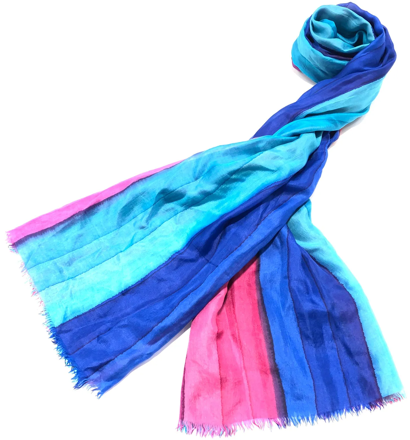 100% Natural Silk Printed XL Foulard ref-rfxlfs0066