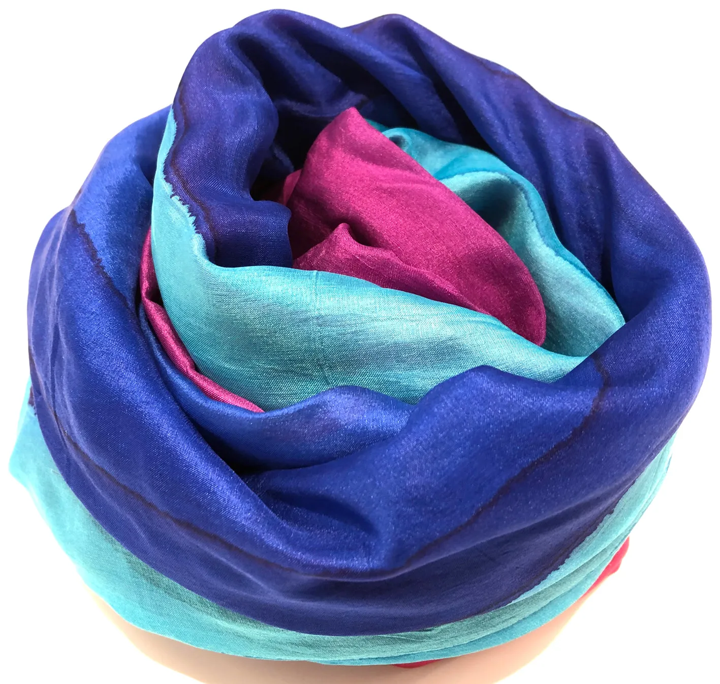 100% Natural Silk Printed XL Foulard ref-rfxlfs0066