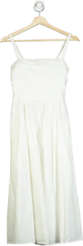 Abercrombie & Fitch White Maxi Dress UK XS