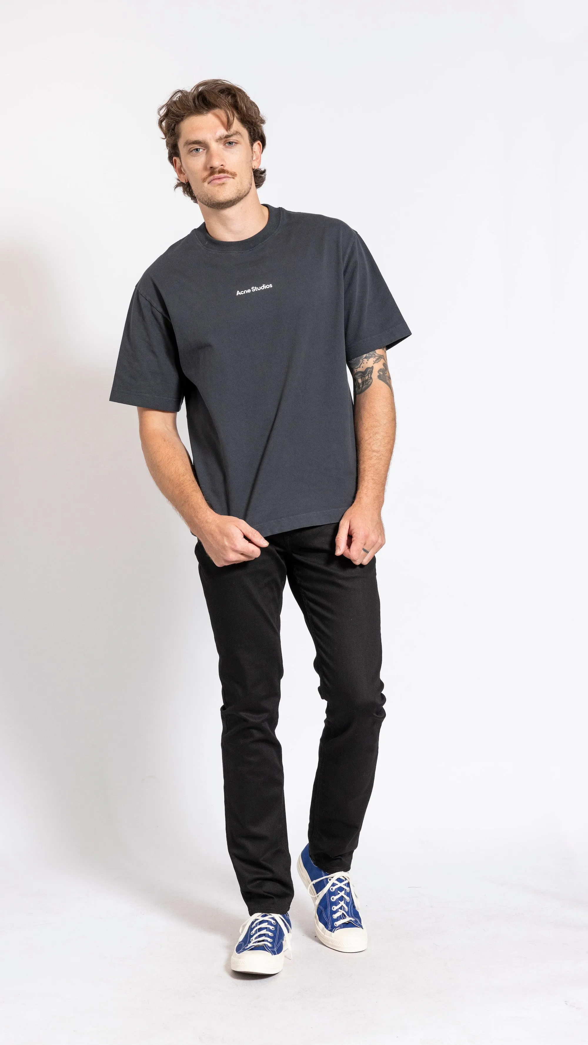 ACNE STUDIOS BLACK NORTH STAY JEANS