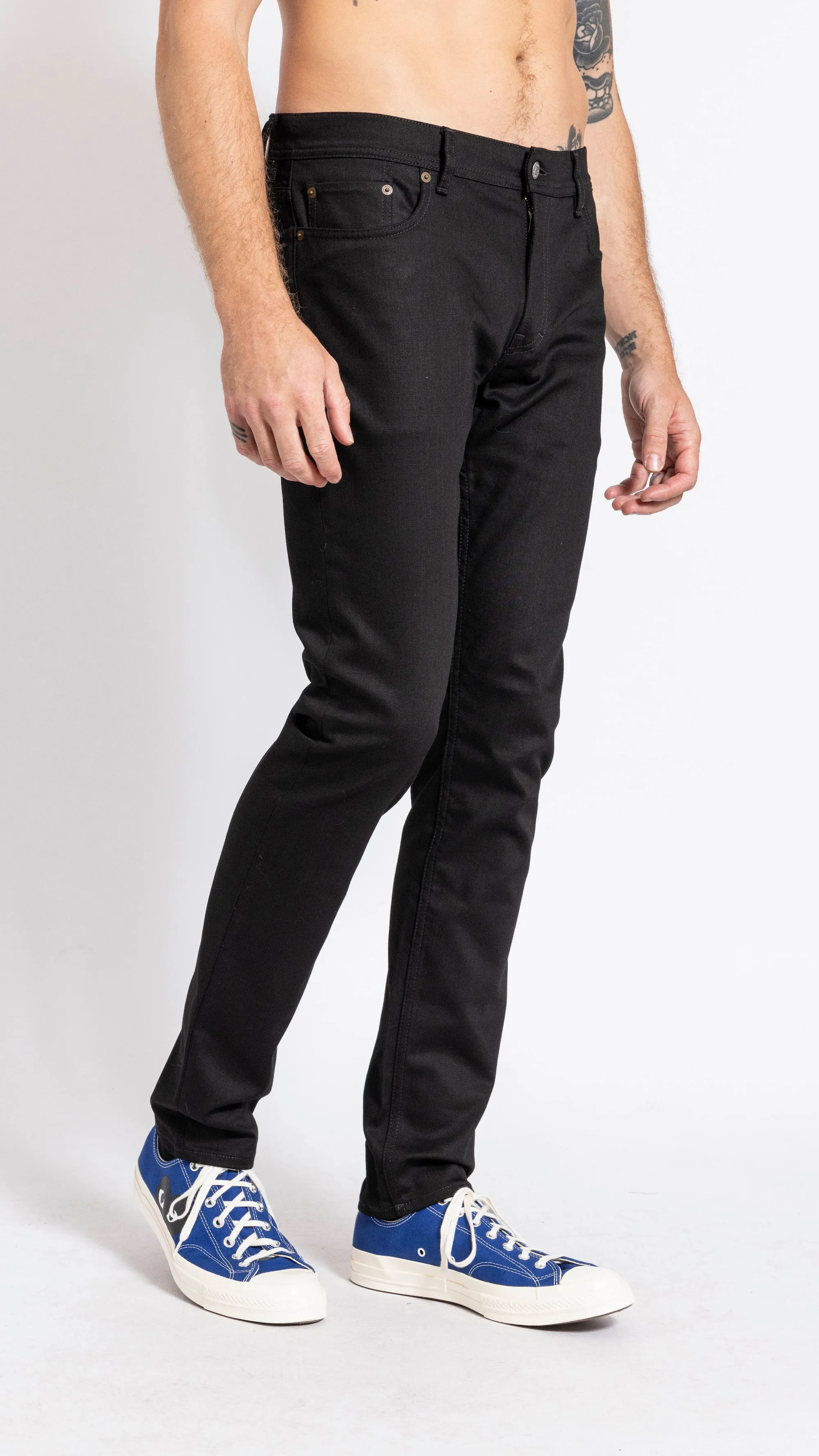 ACNE STUDIOS BLACK NORTH STAY JEANS