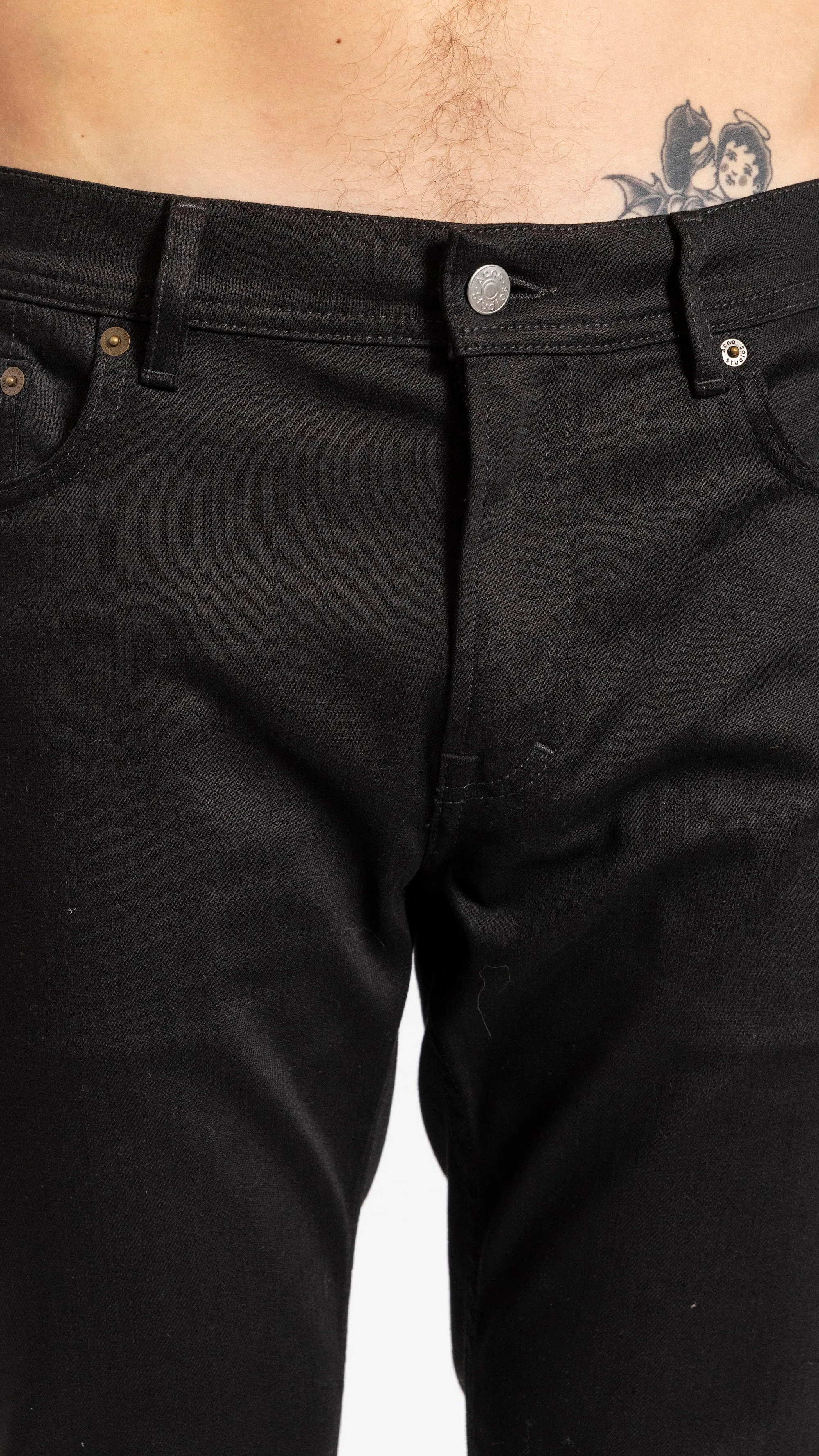 ACNE STUDIOS BLACK NORTH STAY JEANS