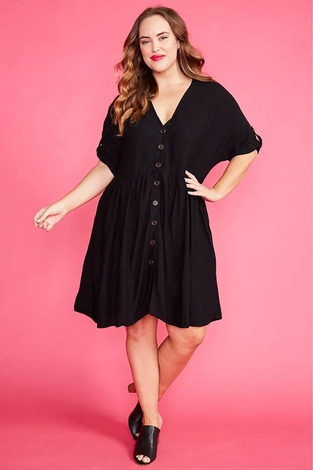 Adina Black Dress