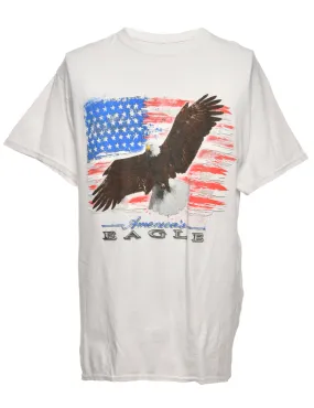 American Eagle Printed T-shirt - L