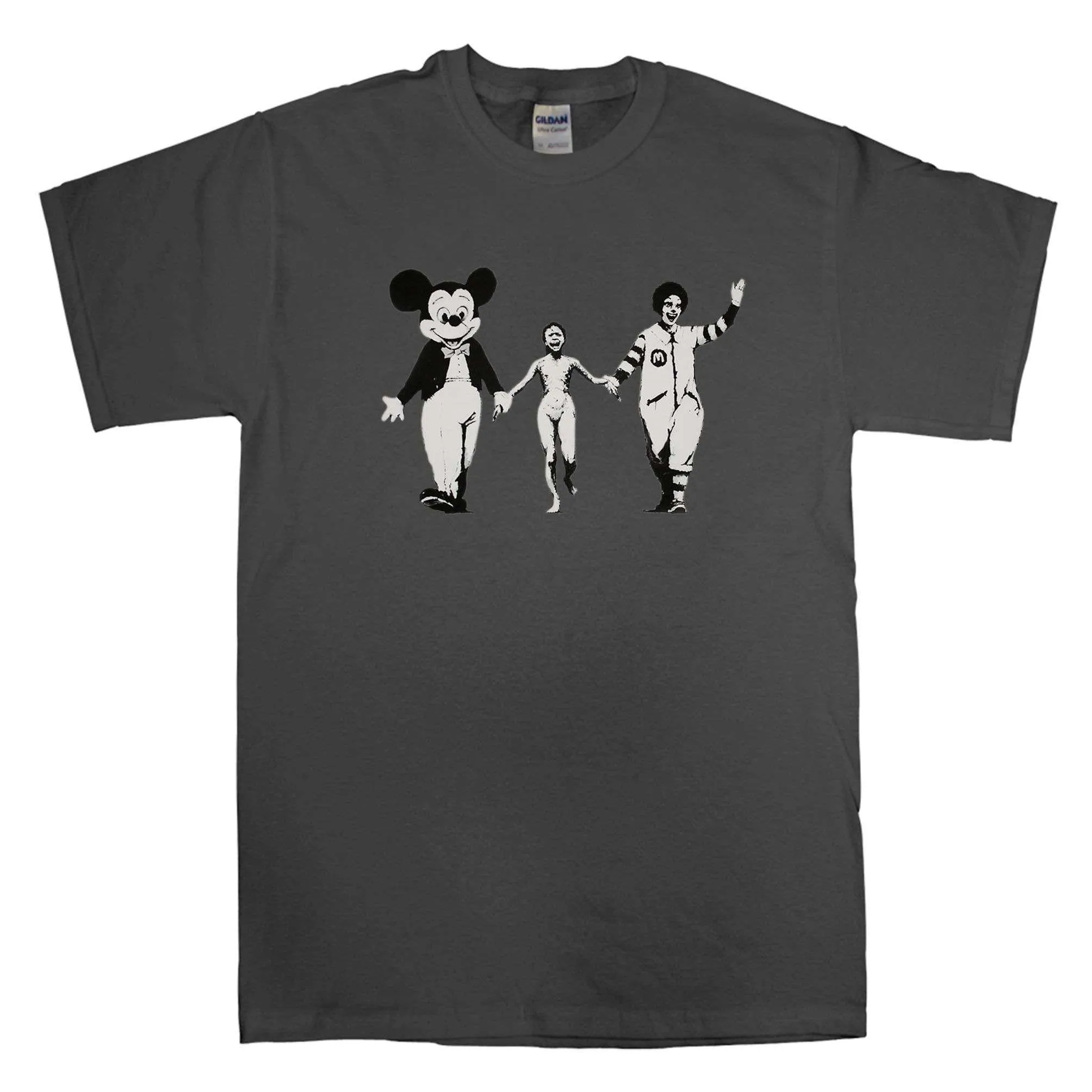 Banksy Ronald And Mickey T-Shirt