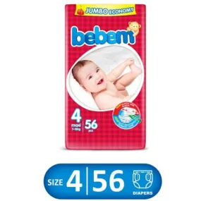 BEBEM MAXI DIAPER 4 56PCS JUMBO