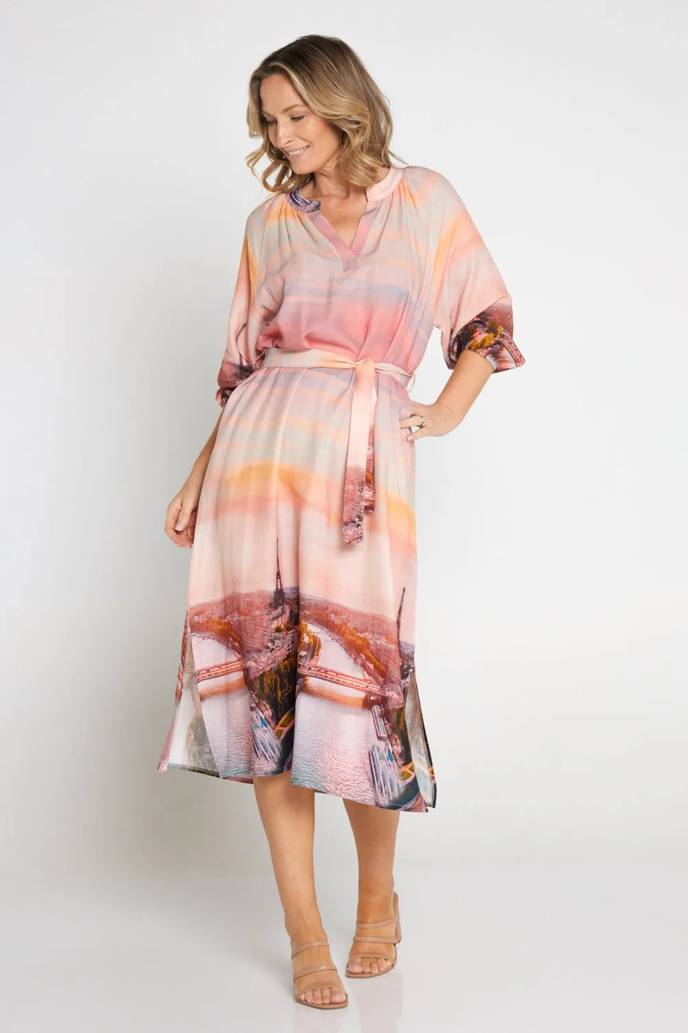 Belita Linen Dress - La Vie en Rose