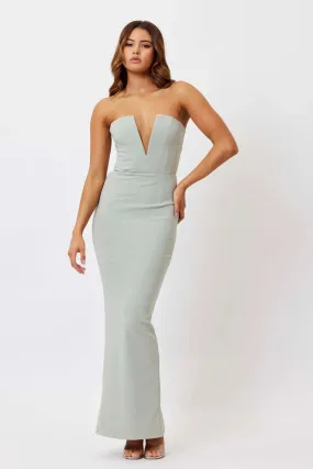 Bianca & Bridgett Avery V Neck Dress - Sage