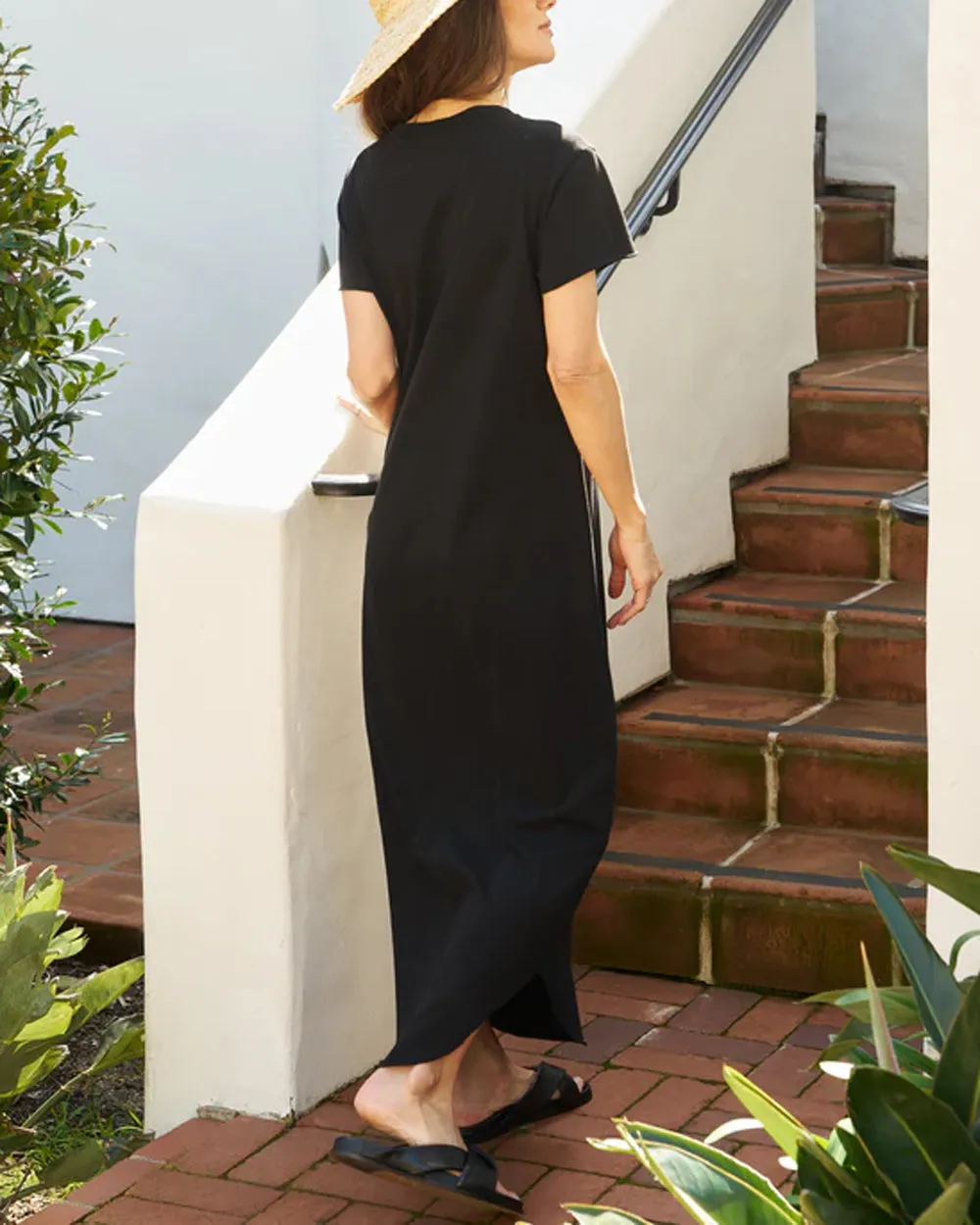 Black Harper Maxi Tee Dress