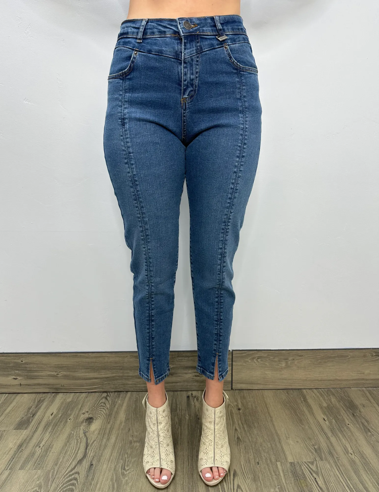 Blue Full Length Denim Jeans