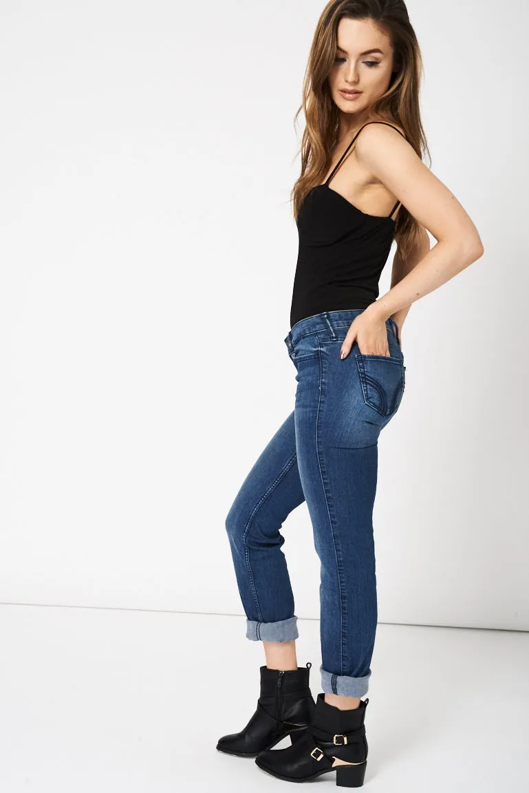 Blue Straight Jeans Ex-Branded Available In Plus Sizes