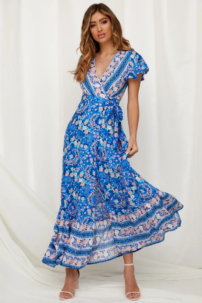 Boho Beach Wrap Dress