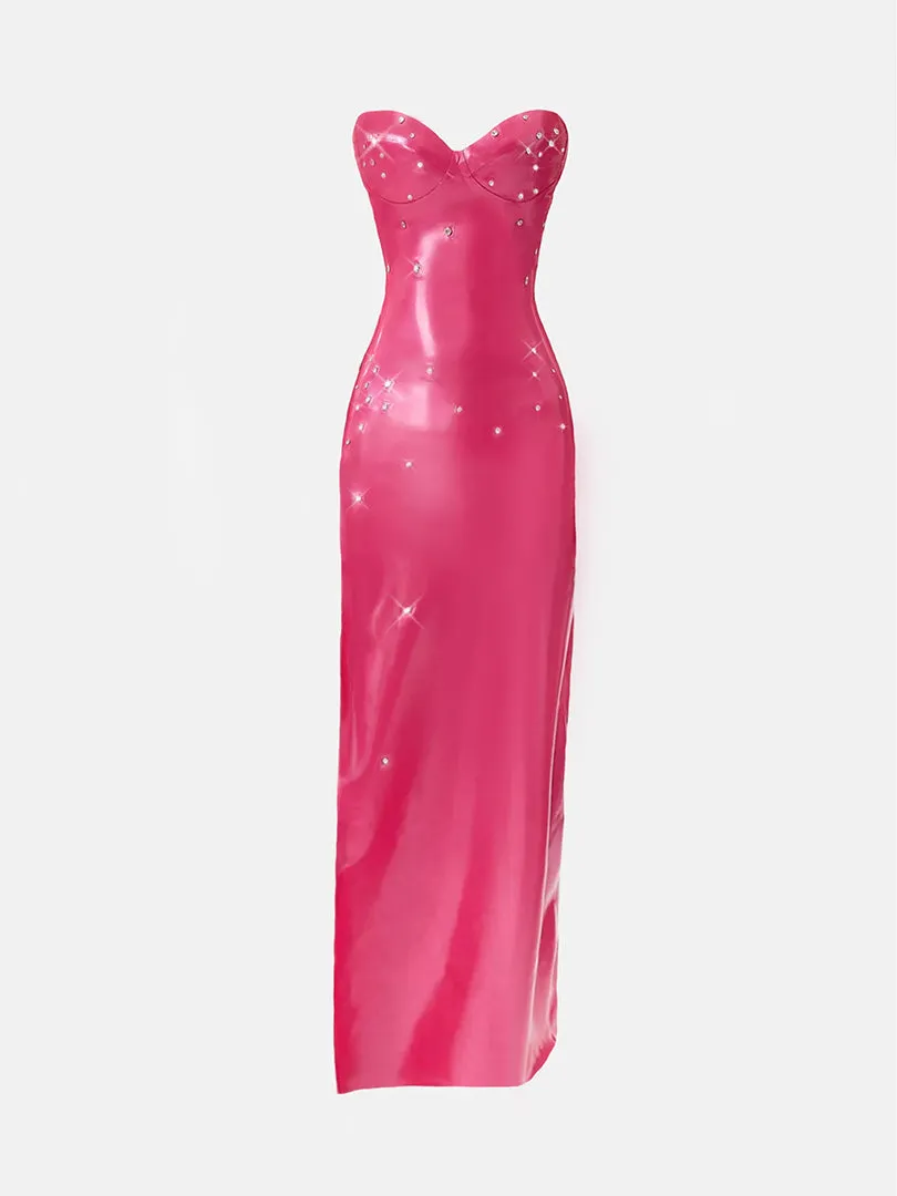 Bunny Latex Maxi Dress