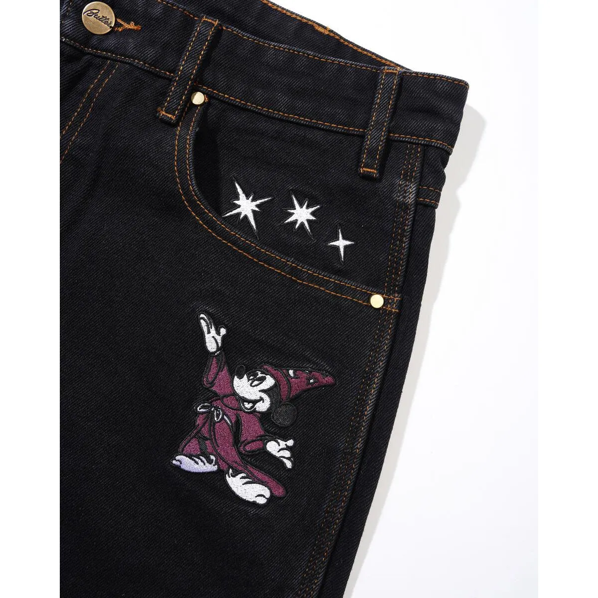 Butter Goods - Fantasia Baggy Denim Jeans Washed Black