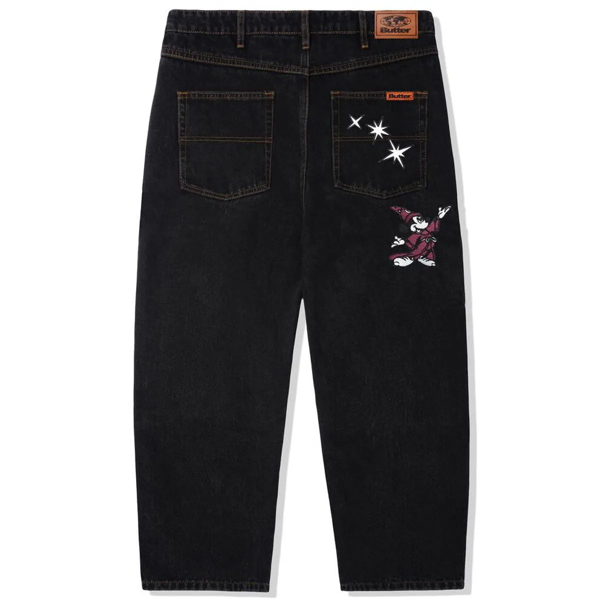 Butter Goods - Fantasia Baggy Denim Jeans Washed Black