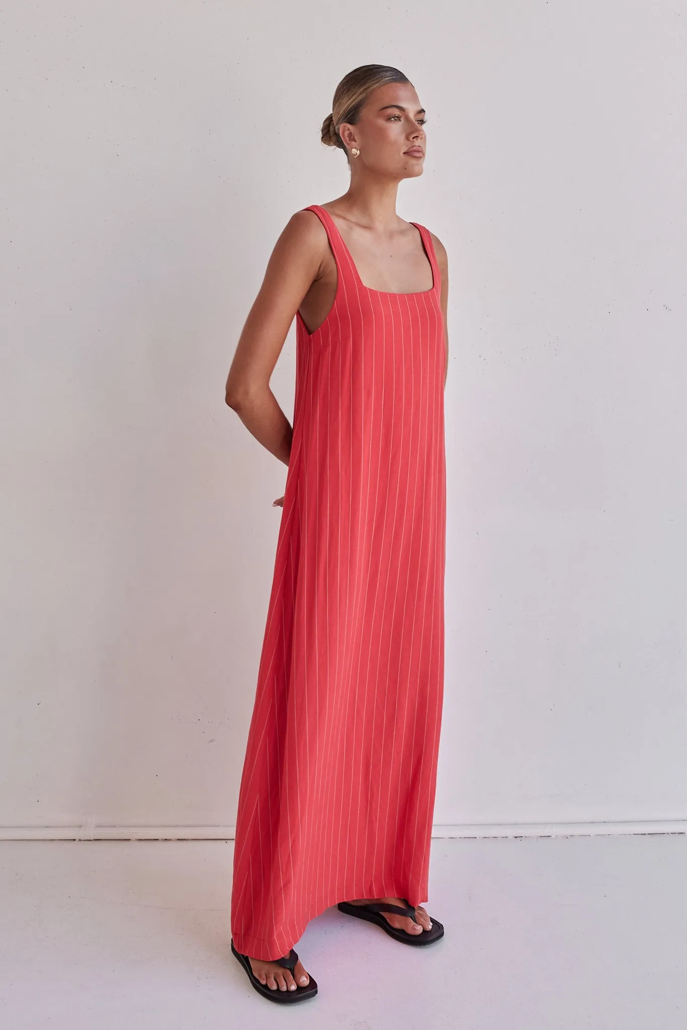 Cannes Maxi Dress (Red)