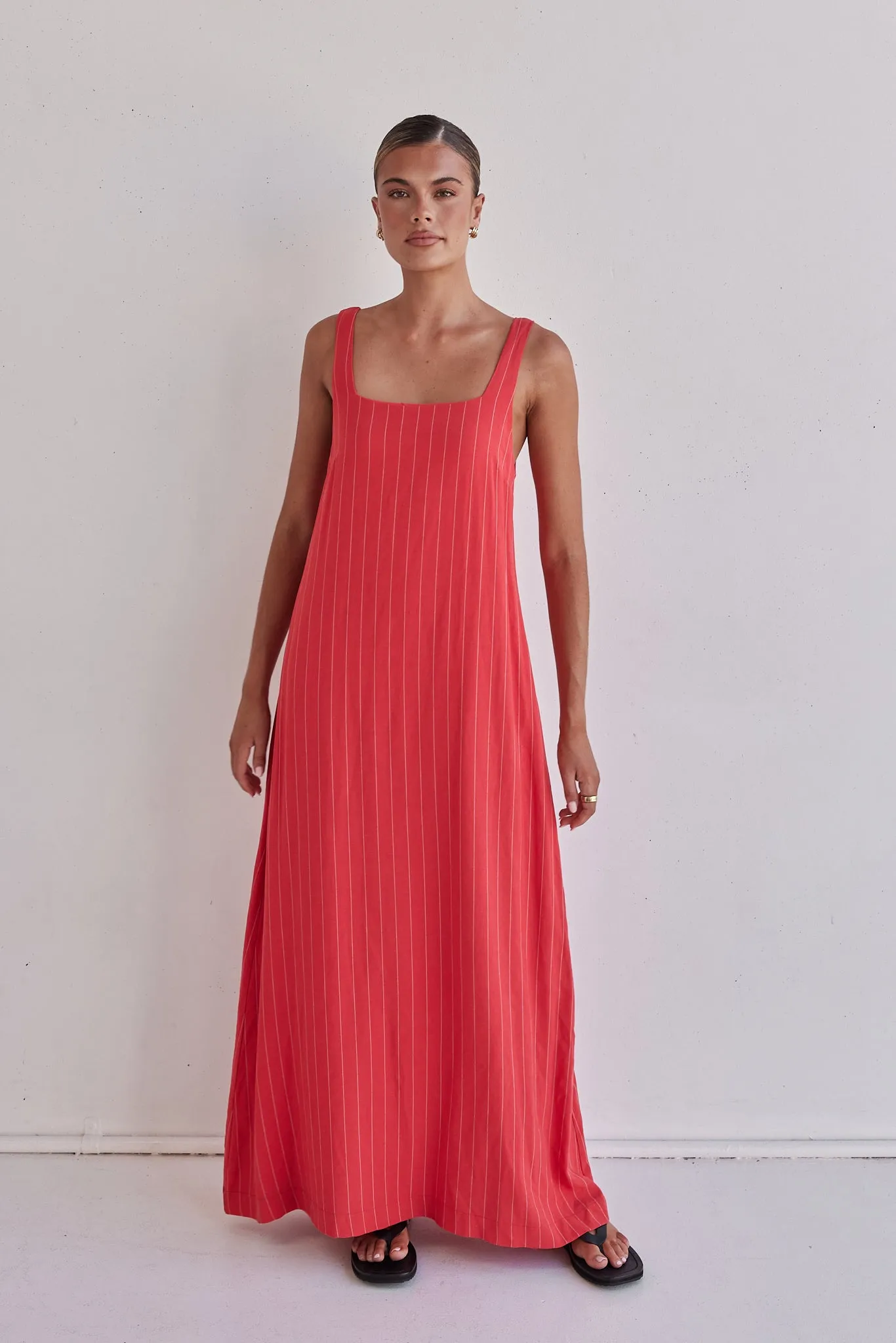 Cannes Maxi Dress (Red)