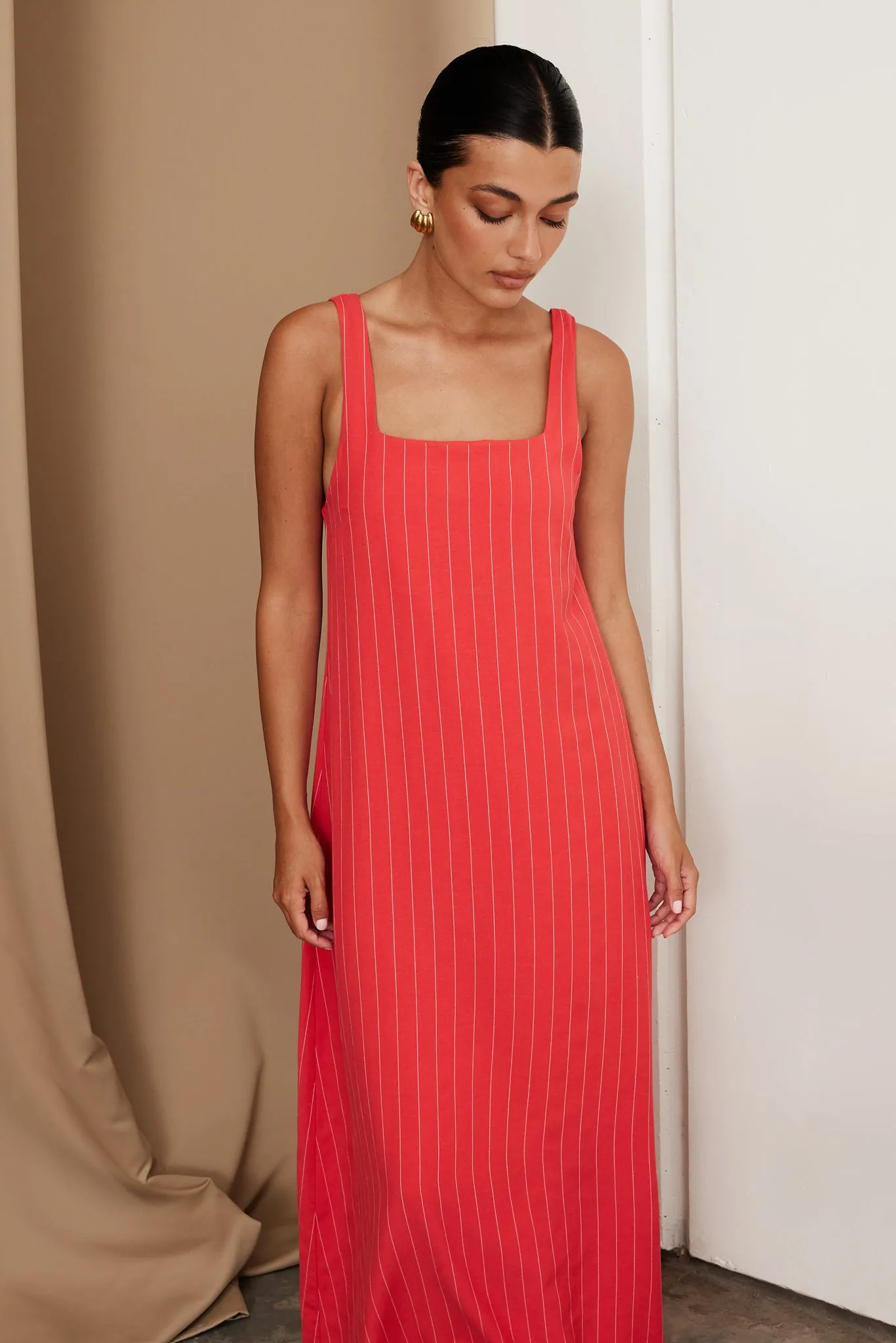 Cannes Maxi Dress (Red)