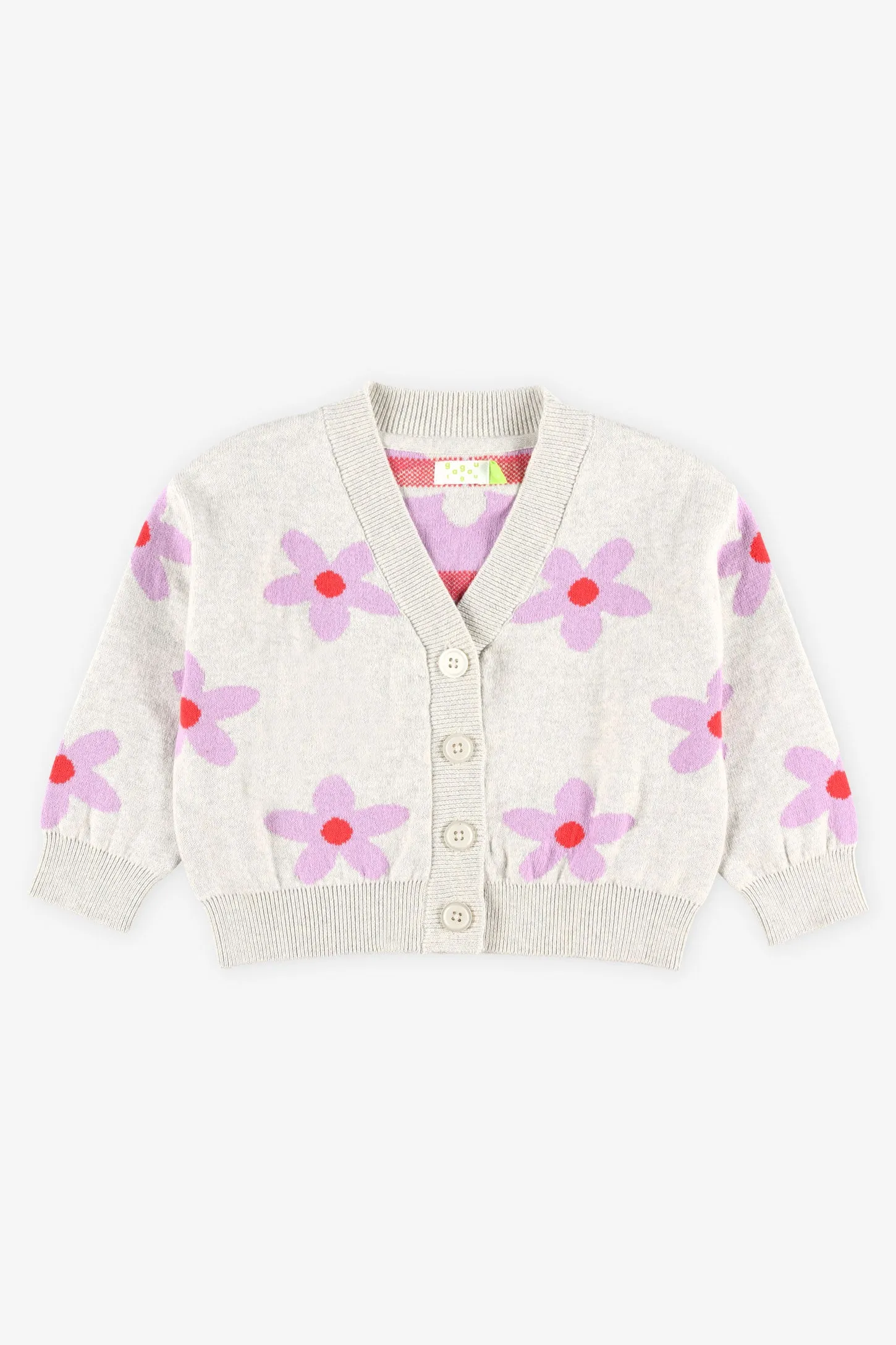 Cardigan tricot jacquard - Bébé fille