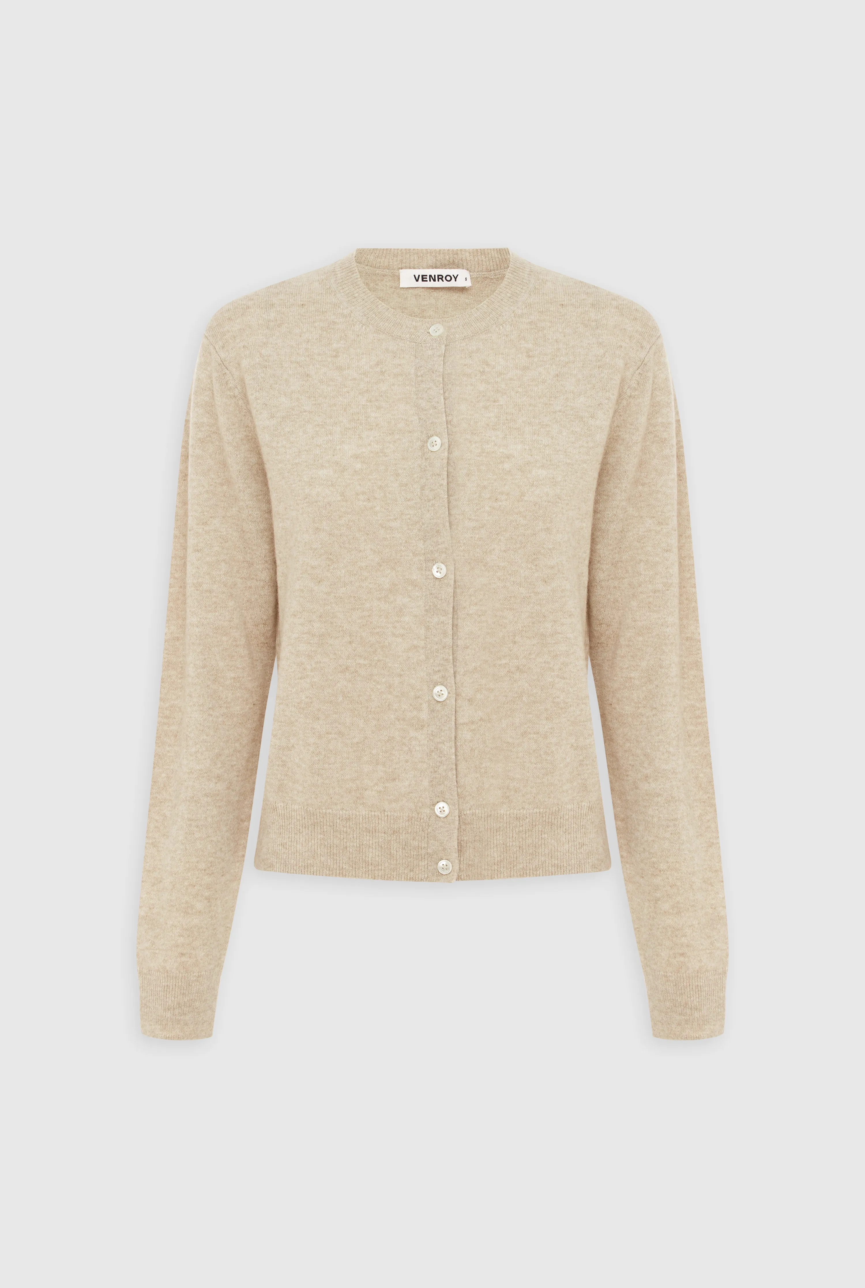 Cashmere Cardigan - Sand