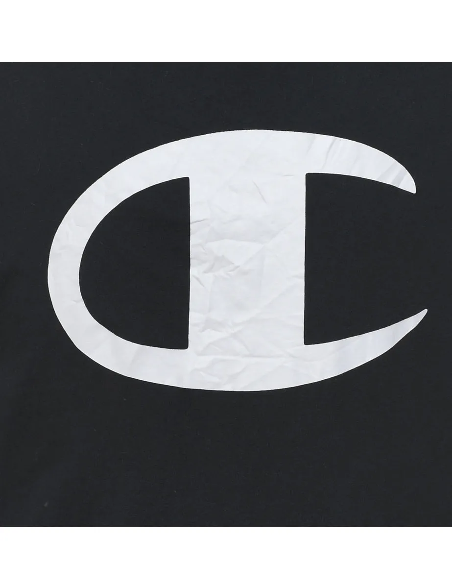 Champion Black Printed T-shirt - S