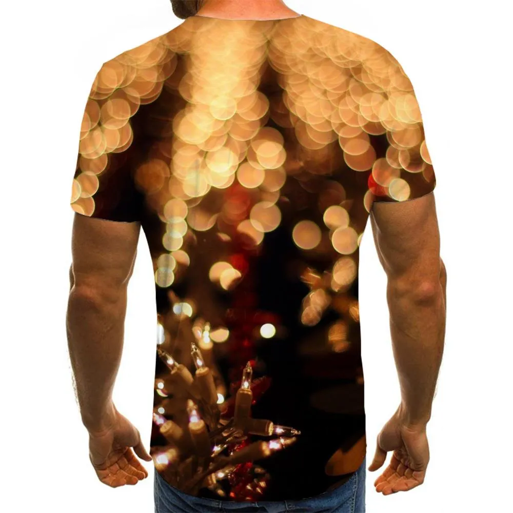 christmas tree lights tshirts shirt tee festival men art costume Cool Christmas