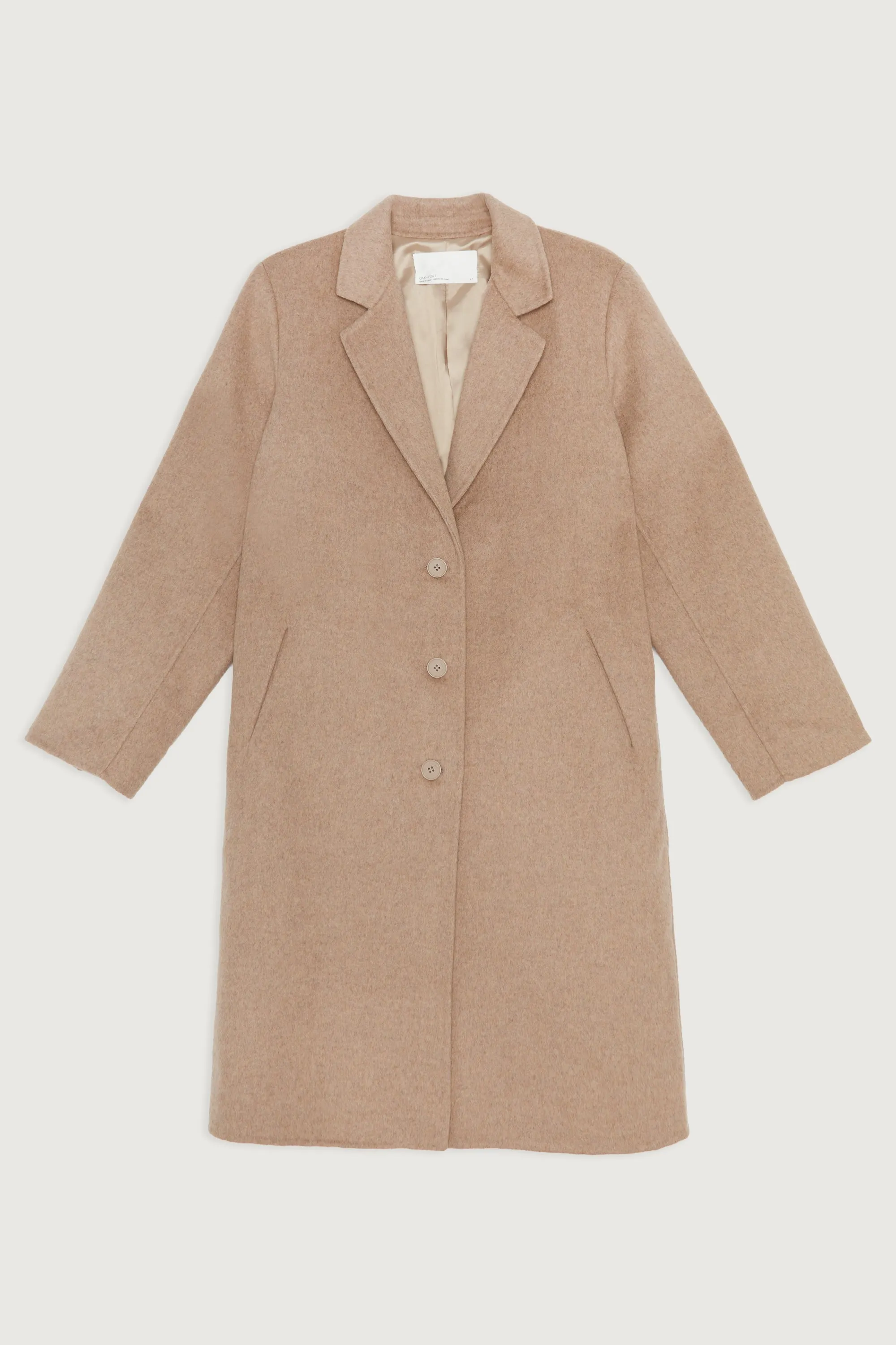 CLASSIC FIT WOOL BLEND COAT