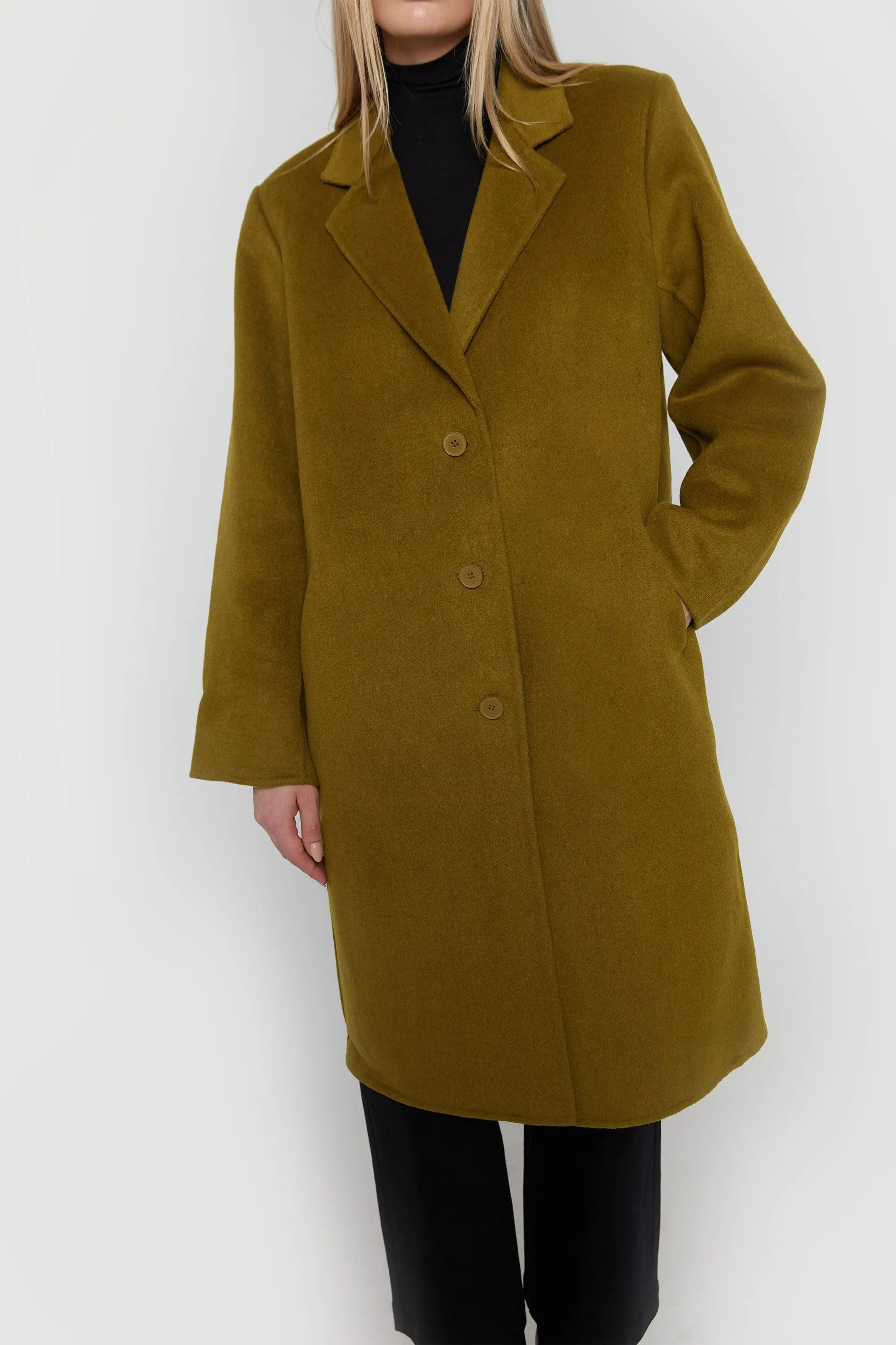 CLASSIC FIT WOOL BLEND COAT