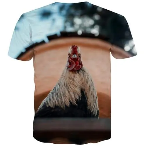 Cock T-shirt Men Harajuku Tshirt Anime Hilarious Tshirt Printed Street T-shirts Graphic Leisure Tshirts Casual Short Sleeve