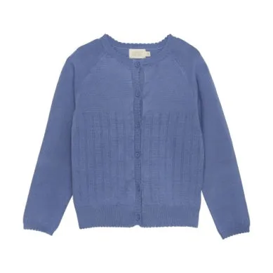 Creamie - Cardigan Pointelle Colony Blue