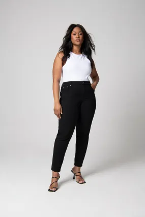 Curve Slim Fit Mom Jeans - Black