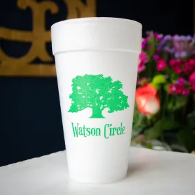 Custom Bright Ink Styrofoam Cups