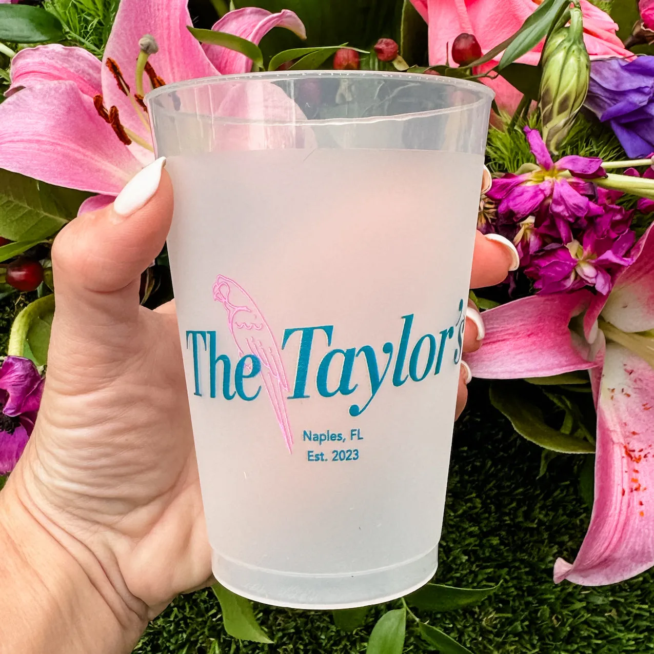 Custom Full Color Parrot Shatterproof Cups