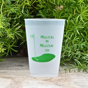 Custom Golf Theme Shatterproof Cups