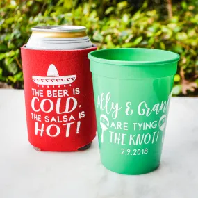 Custom "Tying the Knot" Stadium Cups