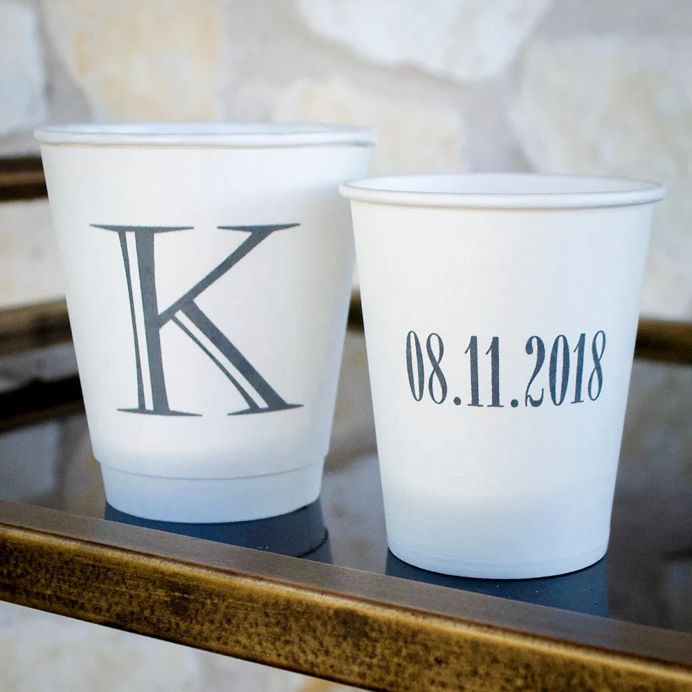 Customized Initial Paper Cups