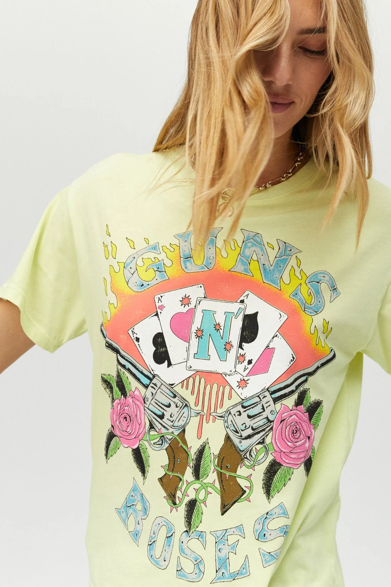 Daydreamer Guns N Roses Card Boyfriend Tee