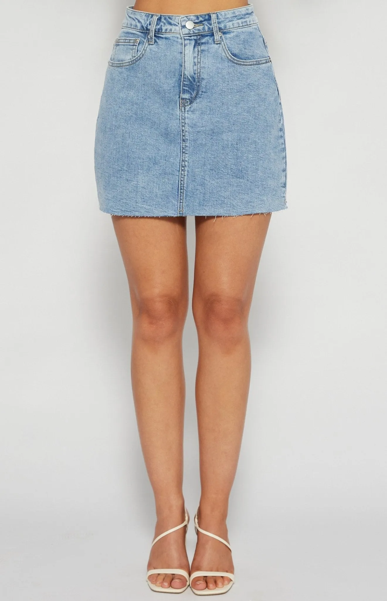 Denim Mini Skirt