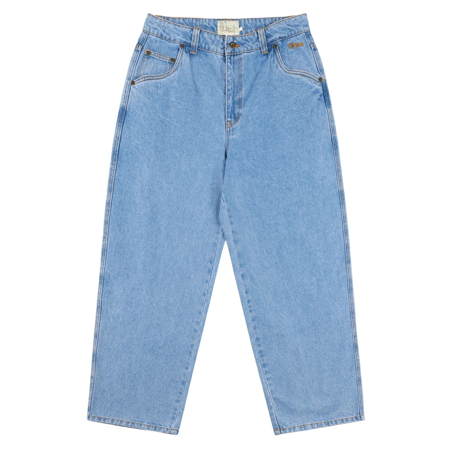 Dime MTL Classic Baggy Denim Pants - Blue Washed