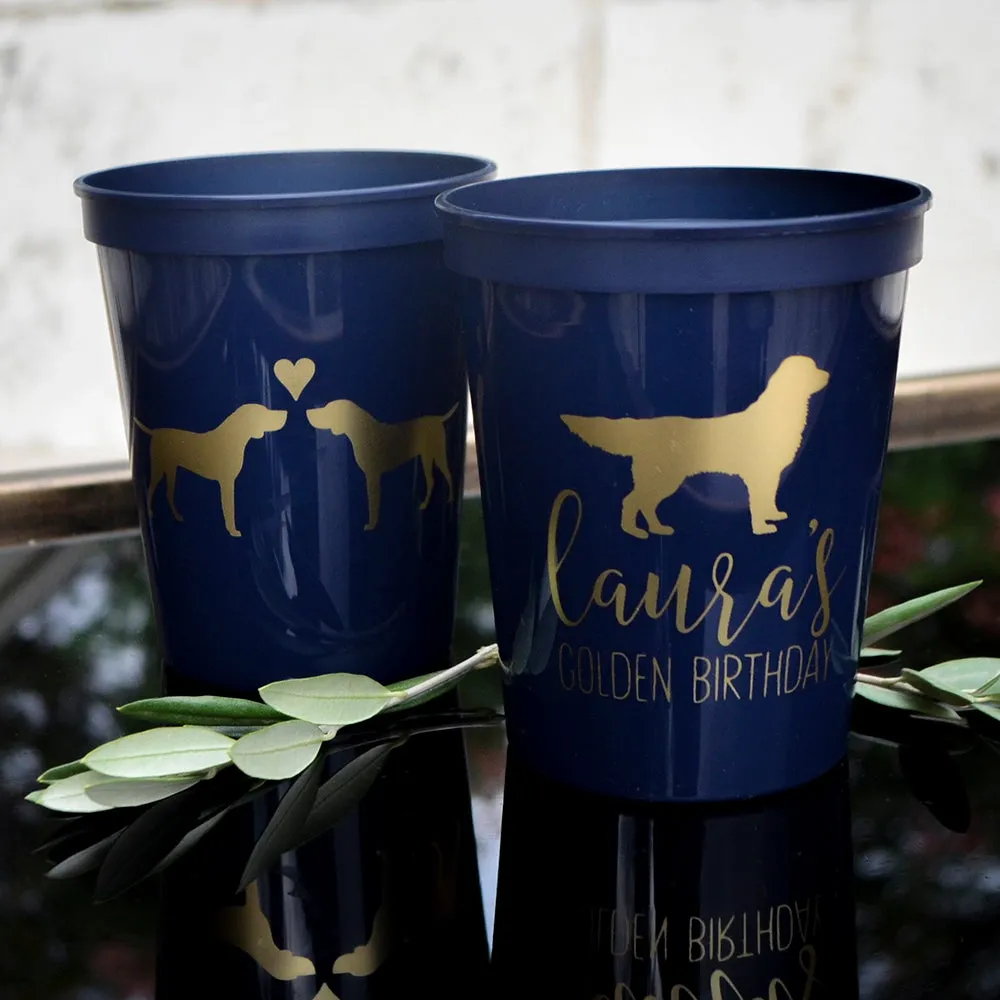 Dog Beers Plastic Stadium Cups