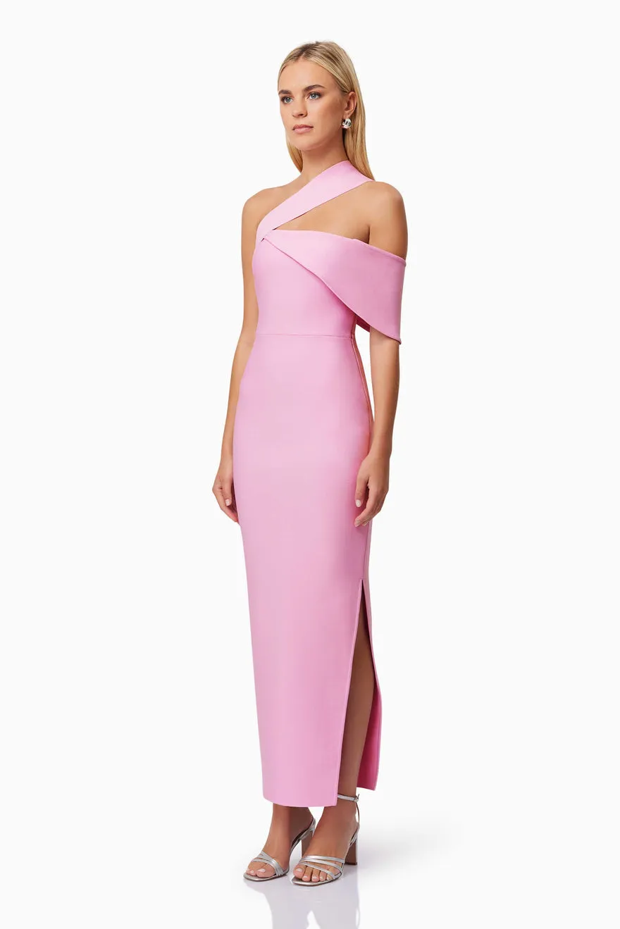 Elliatt Riley fitted bandage maxi dress