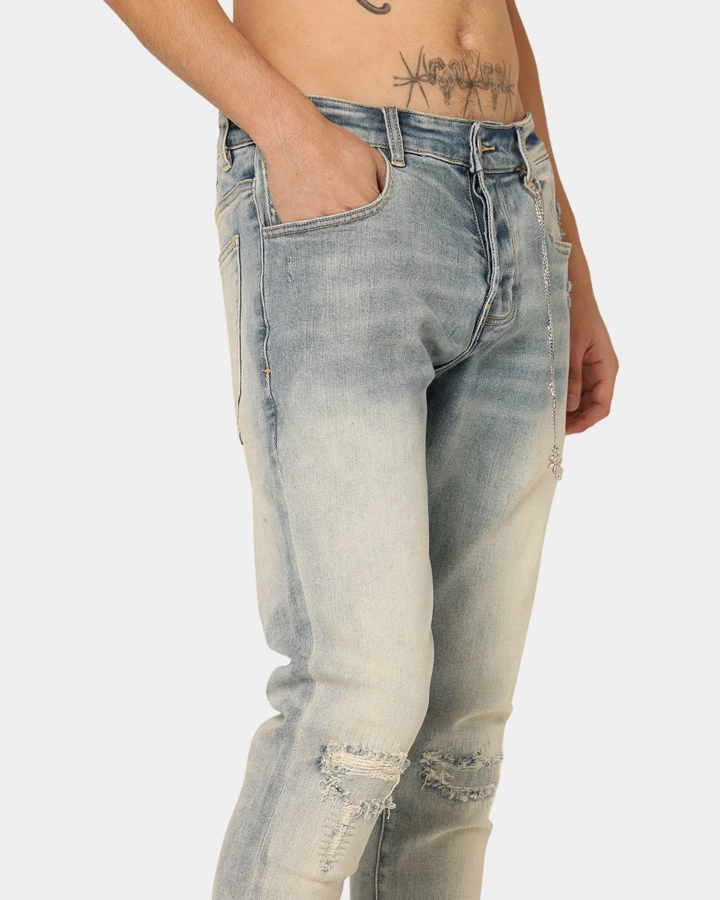 En Noir Inc Vicious Denim 03 Jeans Light Blue