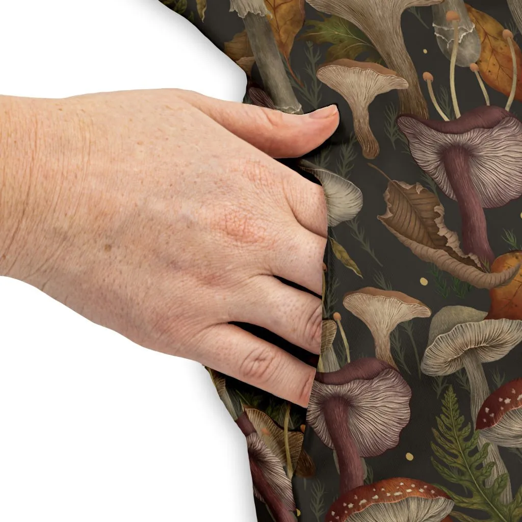 Episodic Autumn Mushroom Collage Dress