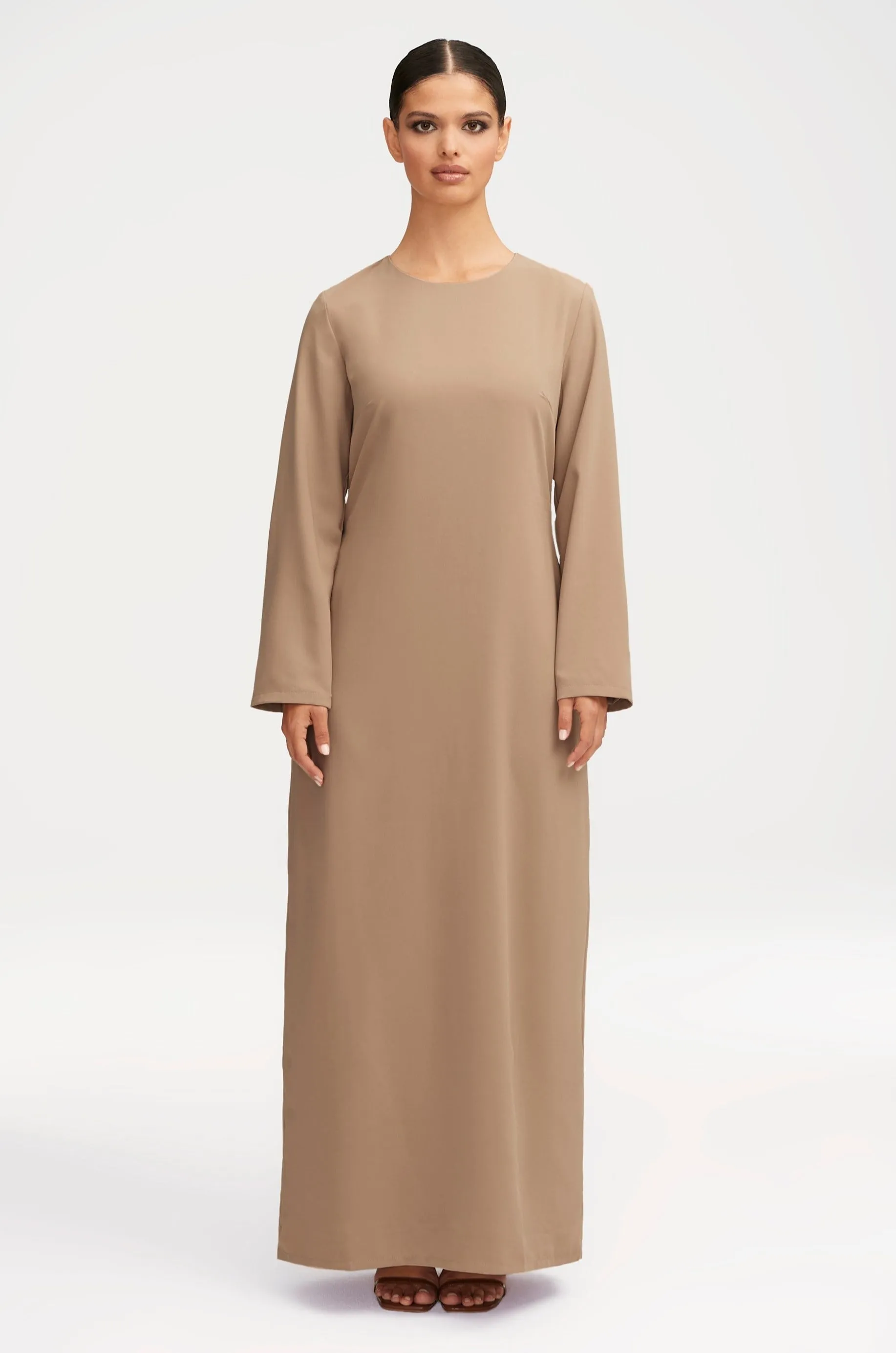 Essential Basic Maxi Dress - Caffe