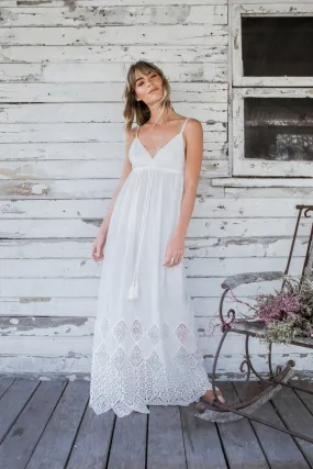 Featherstone Lace Maxi White