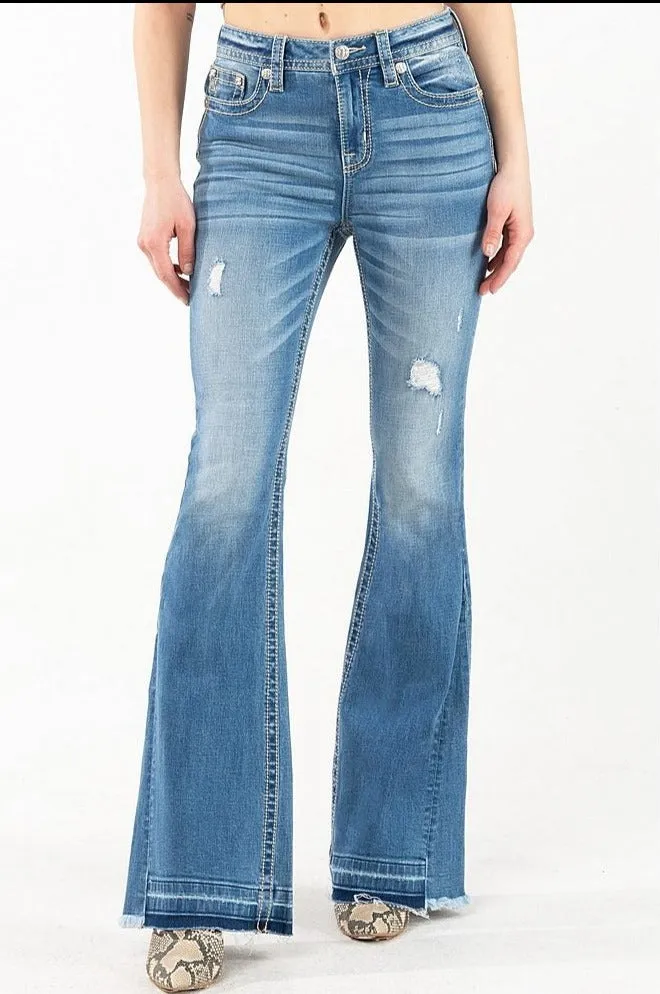 *FINAL SALE* Miss Me Distressed Flares