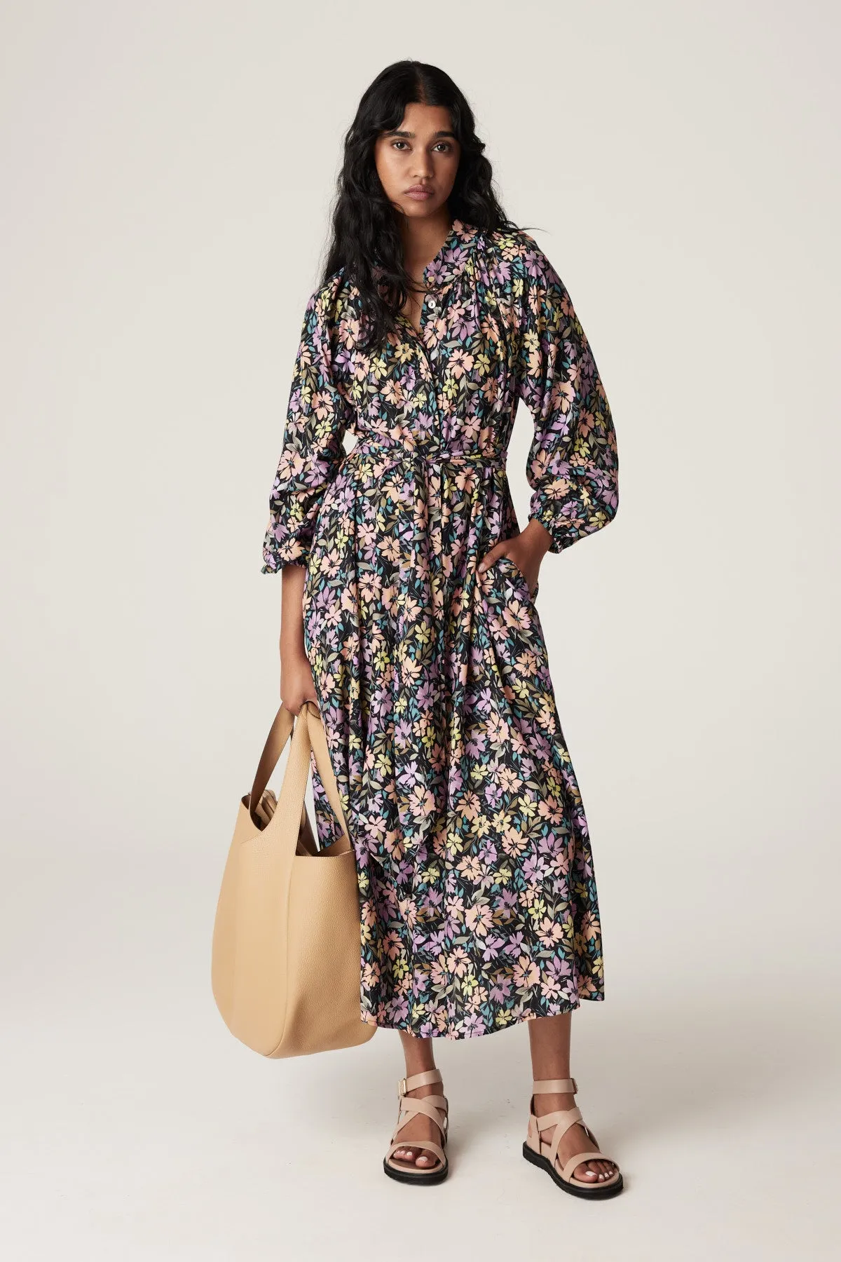 Flora Maxi Dress - Flora Print