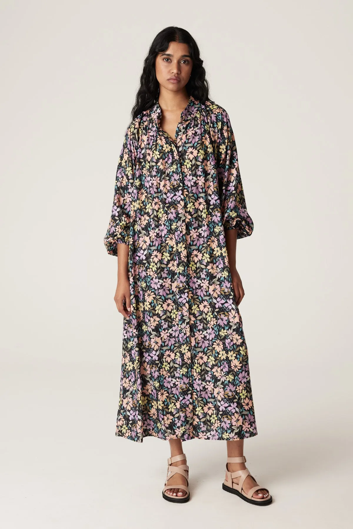 Flora Maxi Dress - Flora Print