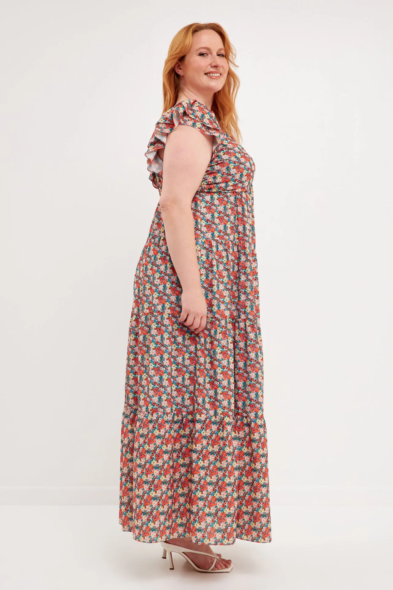 Floral Tiered Maxi Dress