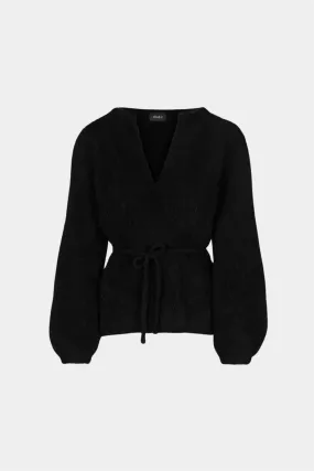 Fredrikke chunky cardigan Black